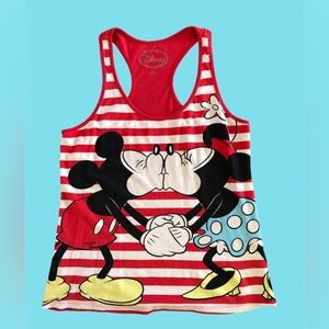 Disney Mickey and Minnie Mouse— medium—red tank top. Pre owned in good condition